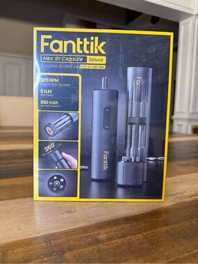 Fanttik Nex S1 Capsule Deluxe Cordless Screwdriver Kit - Black